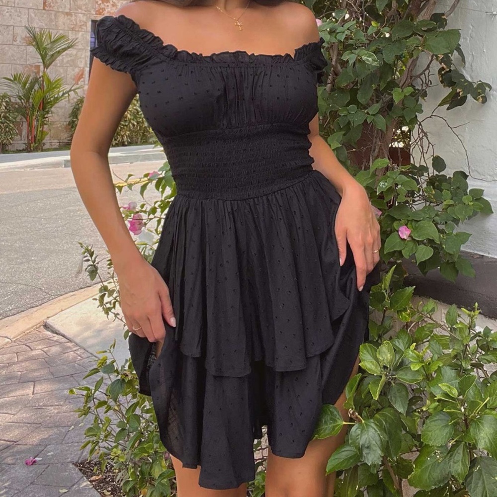 Princess Polly Black Love Galore Romper
